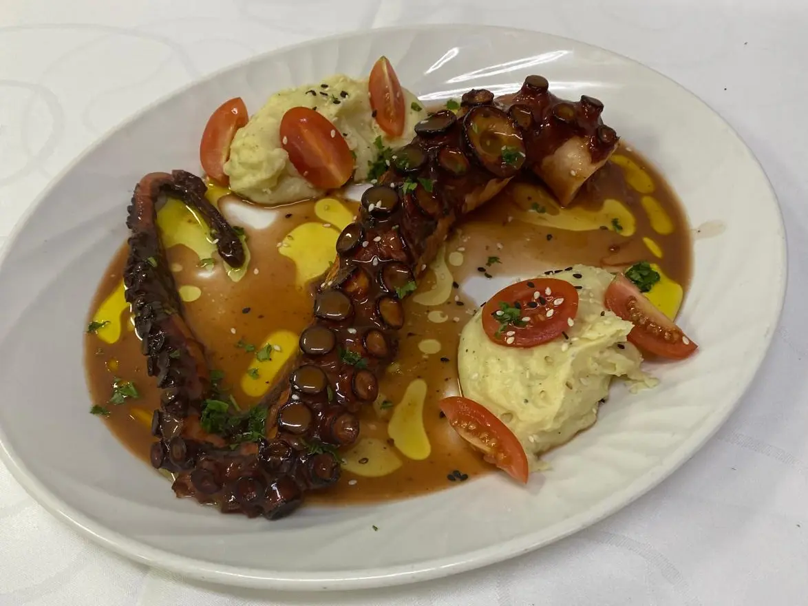 plato de pulpo